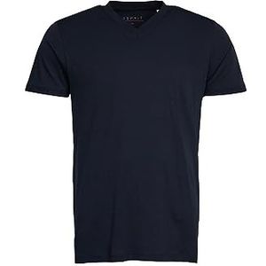 ESPRIT 073ee2k327 T-shirt heren, 400 / marineblauw