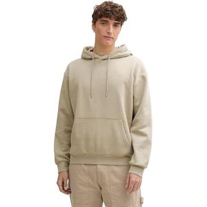 TOM TAILOR Denim Sweat-shirt pour homme, 35723 - Beige Abbey Stone, M