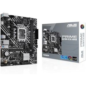 Asus Prime H610M-K D4 ARGB, Intel H610, 1700, Micro ATX, 2 x DDR4, HDMI, PCIe4, 1 x M.2