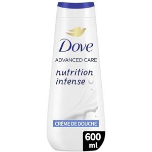 DOVE - Advanced Care Nutrition Intensieve douchecrème - Huidvriendelijk - Dermatologisch getest - Zacht huidgevoel gedurende 24 uur - 600 ml