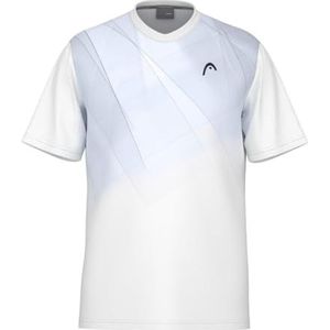 HEAD Topspin T-shirt garçon blanc marine, Blanc/bleu marine, 152
