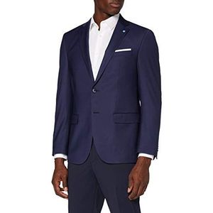 Pierre Cardin Grant-3 Futureflex Herenjas, regular fit, scheerwol met stretch, elegante zakelijke jas voor dagelijks gebruik, bouwsysteem, Navy Blauw