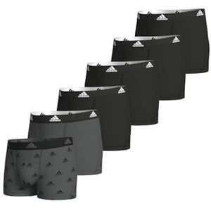 adidas Set van 3 boxershorts Trunk en Active Flex Cotton Trunk (6 stuks) boxershorts voor heren (1 stuk), Verschillende kleuren.