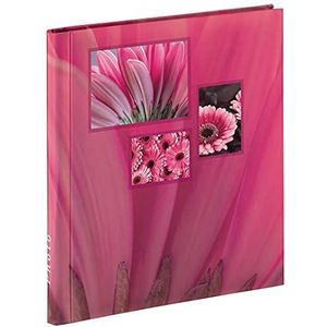 Hama Fotoalbum ""Singo"" (zelfklevend album, 28 x 31 cm, 20 pagina's, voor 60 foto's in het formaat 10 x 15 cm), roze