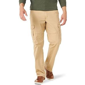 Wrangler Authentics Casual fit stretch cargobroek casual broek voor heren, Ripstop travertijn