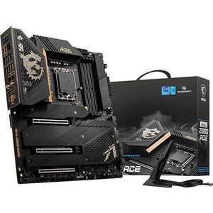 MSI MEG Z690 ACE Gaming Mainboard (E-ATX, 12nd generatie, Core LGA 1700, DDR5, Thunderbolt 4, PCIe 5, Dual 2.5G LAN, M.2 slots, Wi-Fi 6E)