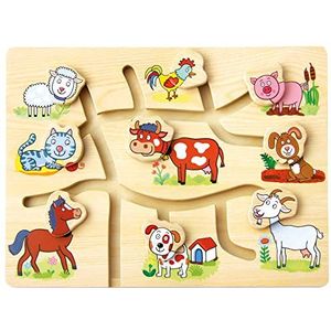 Bino - 88097 – beweegbare puzzel – boerderij