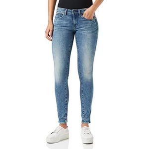G-STAR RAW Skinny jeans met middelgrote ritssluiting voor dames, Blauw (Lt Vintage Aged Destroy 8968-9114)