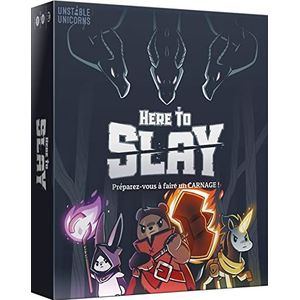 Asmodee | Here to Slay | NL | TeeTurtle | Bordspellen | Kaartspellen | Strategiespel | Volwassenen en Kinderen Spel | vanaf 10 jaar | 2 tot 6 spelers | 30 tot 60 minuten | Franse versie