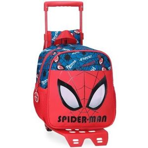 Joumma Marvel Spiderman Authentic Sac à dos pour crèche Rouge 21 x 25 x 10 cm Polyester 5,25 l, rouge, Sac à dos pour crèche