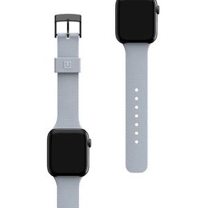 U by UAG [U] Siliconen armband voor Apple Watch 45 mm/44 mm/42 mm [Watch SE, Series 7/Series 6/Series 5/Series 4/Series 3/Series 2/Series 1, roestvrijstalen sluiting] Soft Blue