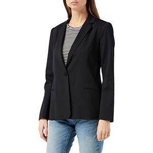 Armani Exchange Blazer, rekbaar, jas met één knoop en één knop, zwart, maat 38, zwart.