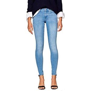 edc by ESPRIT Skinny jeans voor dames, Blauw (blauw licht wassen 903)