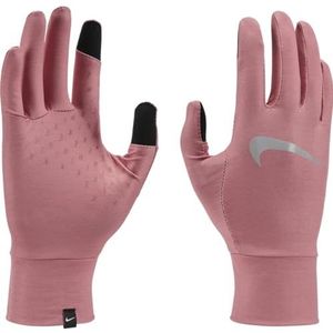Nike W Dames RG fleece handschoenen in de kleur Stardust Red/Stardust Red/Zilver Maat: M/L N.100.2577.619.ML