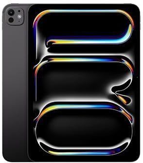 Apple iPad Pro 11 inch (M4): Ultra Retina XDR-display, 1 TB, 12 MP horizontale camera aan de voorzijde, 12 MP achtercamera, LiDAR-scanner, Wi-Fi 6E, Face ID, standaardglas, Space Black