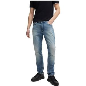HUGO Heren 734 Jeans Extra Slim Stretch Denim Blauw Comfortabel, Blauw