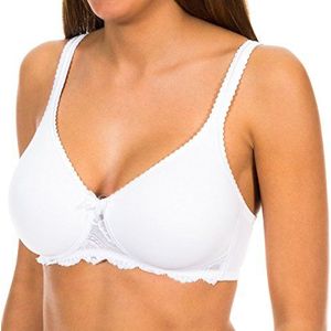 Playtex Dames 812362/Maxi Soft BH zonder beugel, wit, 812362/85C, wit, Wit.