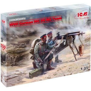 ICM ICM35711 1:35-WWI MG08 MG Team (2 figuren)