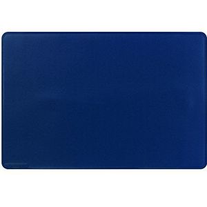 Durable 710207 bureauonderlegger voor bureau, 53 x 40 cm, geribbelde randen, donkerblauw