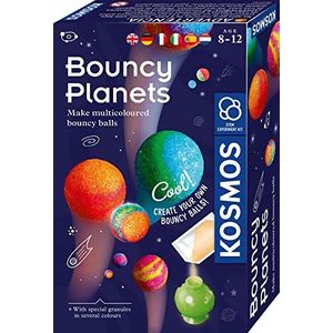 KOSMOS Planeten Flummi - DIY coole kleurpatronen ontwerpen - experimenteerset - experimenteerdoos - klein cadeau voor kinderen vanaf 8 jaar - meertalige handleiding
