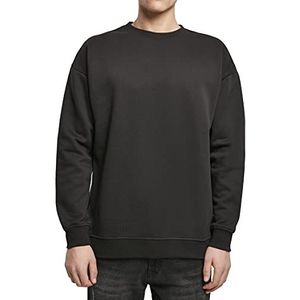 Urban Classics sweatshirt crewneck heren trui, Zwart (Zwart 00007)