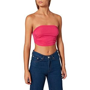 Urban Classics dames bandeau top, Fuchsia (00106)