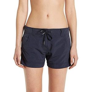 Marc O'Polo zwemshort voor dames met siernaad van microvezel, zwart (blauw zwart 001), S, zwart (blauw zwart 001)