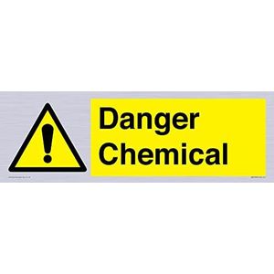 Panneau Danger Chemical – 450 x 150 mm – L41