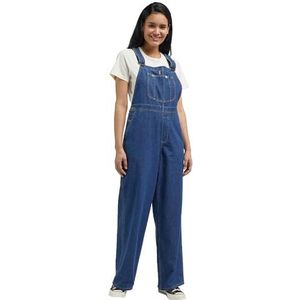 Lee Losse Bib Jumpsuit voor dames, Blauw