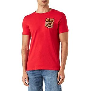 FRENCHCOOL 1988 T- Shirt Rouge Halloween Homme, Rouge, L