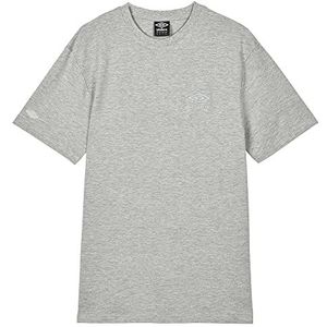 Umbro T-shirt piqué style sport pour homme, gris, M