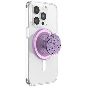 PopSockets: PopGrip Round pour MagSafe - Anneau Adaptateur pour MagSafe Inclus - Support et Poignée pour Smartphone et Coques avec un Top Interchangeable - Lavender Speckle