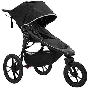 Baby Jogger Summit X3 Opvouwbare joggingwagen met 3 wielen en handrem, nachtzwart