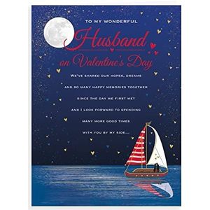 Regal Publishing C88306 Valentijnsdag kaart voor echtgenoot, 30,5 x 22,9 cm