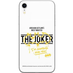 ERT GROUP Originele iPhone XR mobiele telefoonhoes officieel gelicentieerd DC Batman & Joker 006 patroon perfect passend mobiele telefoon vorm TPU hoesje
