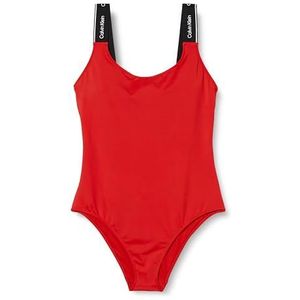 Calvin Klein One Piece-Rp Scoop Back voor dames, rood, XL, rood, XL, Rood