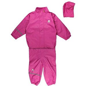 Celavi - Basic Rainwear Suit - Solid - Uniseks kostuum, rood (Real Pink), 150 cm, Roze