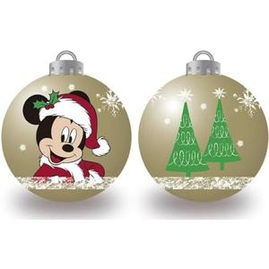 ARDITEX WD13423 Disney-Mickey kerstboomballen, diameter 8 cm, 6 stuks