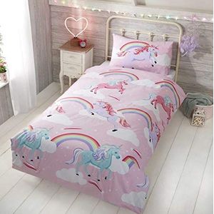 Rapport Home Rapport My Little Unicorn beddengoedset voor eenpersoonsbed, polyester, roze