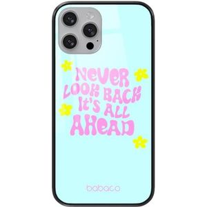 ERT GROUP Beschermhoes voor Apple iPhone 12/12 Pro Origineel en officieel gelicentieerd product, motief Never Look Back 005 van gehard glas, beschermhoes
