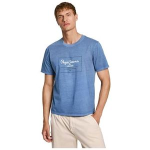 Pepe Jeans Simon Tee T-shirt heren, Blauw (Union Blue)