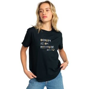 Roxy Sparkle Evening Attitude T-shirt voor dames, Antraciet