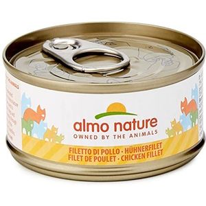 almo nature Mega Pack Natural met kipfilet - nat voer voor volwassen katten: 6 blikjes van 70 g