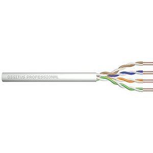 DIGITUS Netwerkkabel U/UTP 4x2x0,20mm ACU-4511-305 ACU-4511-305 Cat 5e lichtgrijs (RAL 7035) 305m