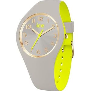 Ice-Watch - ICE Duo Chic - Dameshorloge met siliconen armband (Small), Grijs, riem