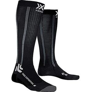 X-SOCKS Trek Expedition uniseks sokken, Opaal Black/Dolomite Grey Melange