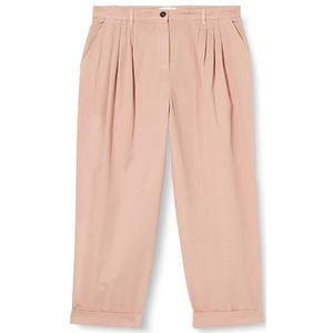 Pinko Piste Pantalon Gabardina Tint Casual Femme, D46_Nudo - Baby, 46