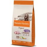 Nature's Variety Original No Grain - Droogvoer voor volwassen honden van middelgrote en grote rassen - graanvrij met kalkoen zonder botten - 1 kg