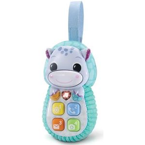 VTech - Allô Baby Toudoux blauw, eerste babytelefoon praten, muzikaal en interactief, sensorisch ontwaken, nijppo-speelgoed, cadeau voor baby's vanaf 6 maanden - inhoud in het Frans