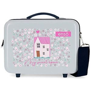 Enso My Sweet Home Polyester, Blauw, 29x21x15 cms, ABS pennenetui